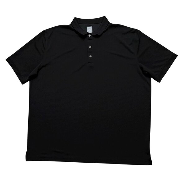 Callaway Polo Shirt Mens Size 3XL Opti-Dri Short Sleeve Golf Stretch Black - Picture 1 of 5